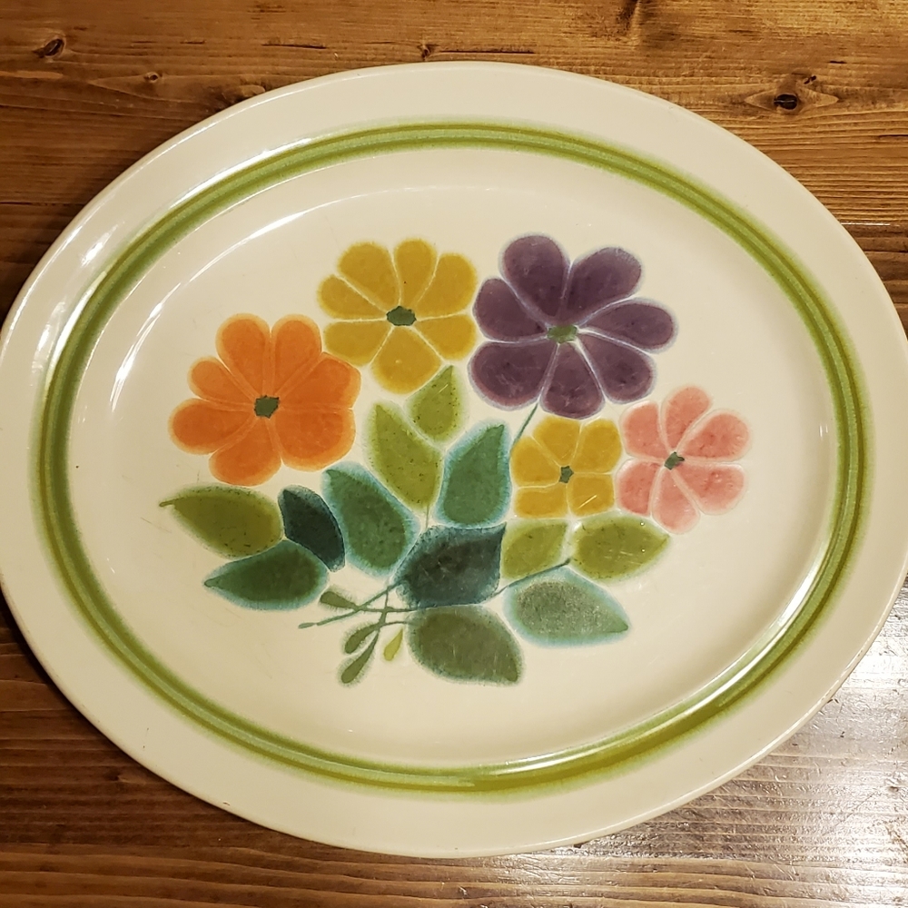 Fransican Earthenware platter server plate